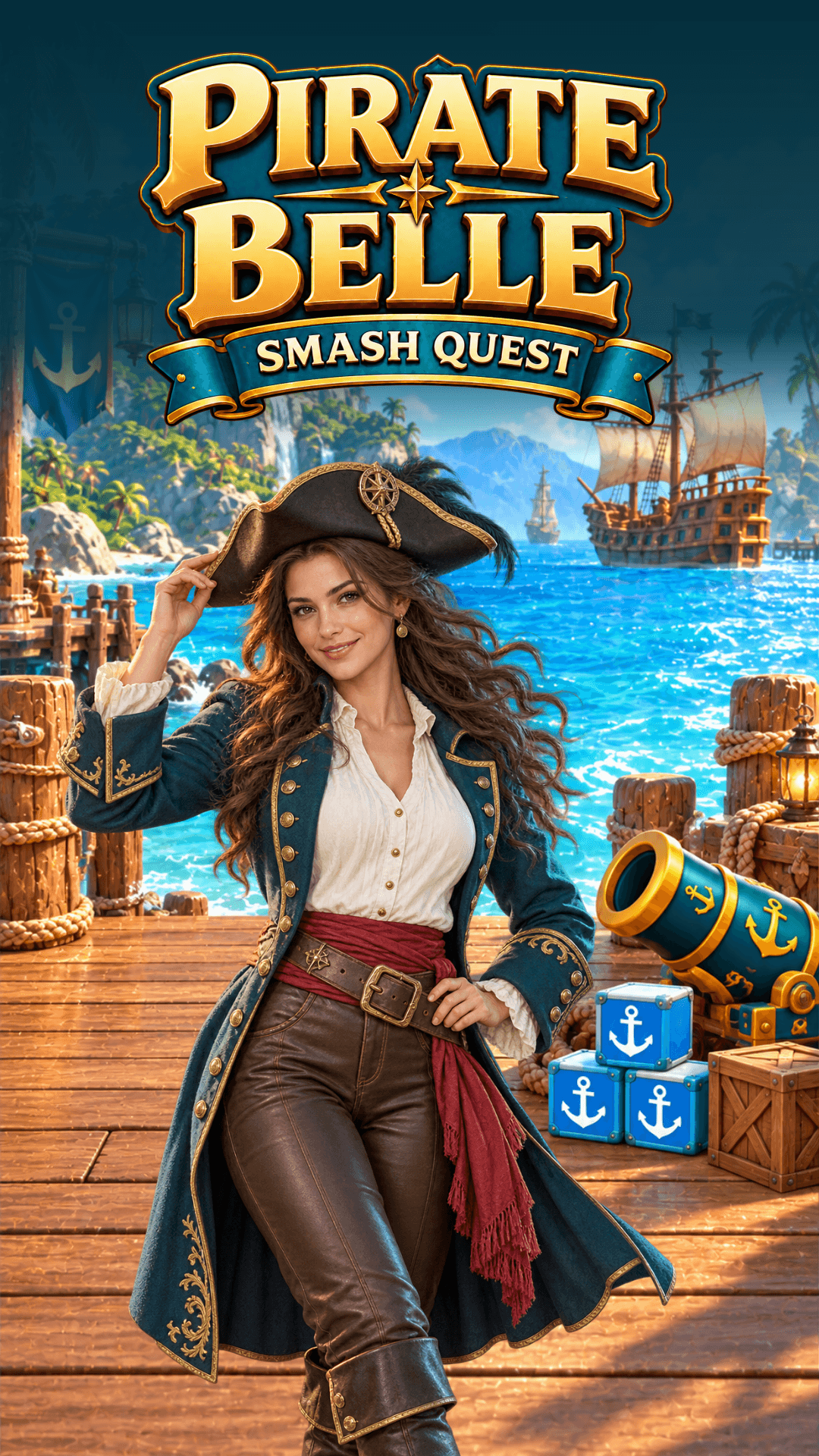 Pirate Belle: Smash Quest key art
