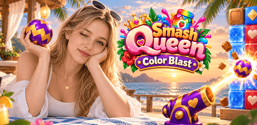 Smash Queen: Color Blast key art